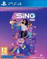 Ilustracja Let's Sing 2024 + 2 Mikrofony PL (PS4)